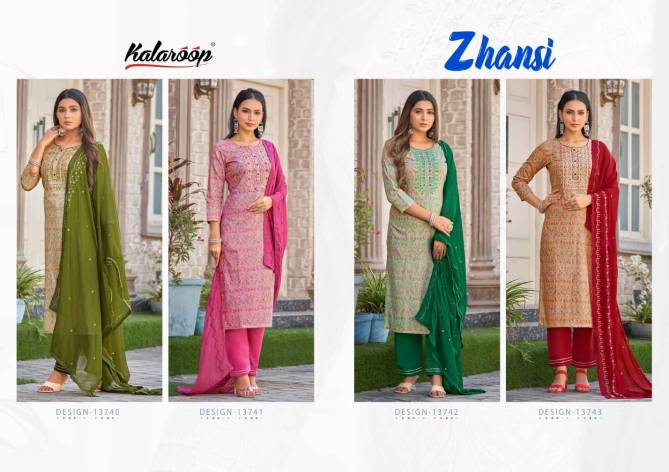Zhansi By Kalaroop Readymade Salwar Kameez Catalog